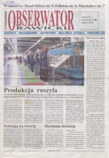 Obserwator Rawicki 2000.04.05 R.1 Nr1