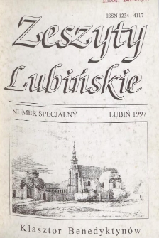 Zeszyty Lubińskie 1997 Nr specjalny