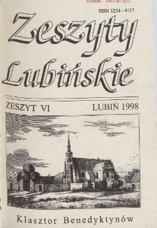 Zeszyty Lubińskie 1998 Nr 6