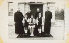 O. Pawel Nyczak OSB, o. Bernard Walczak OSB - uroczystość I Komunii Świętej
