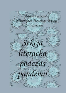 Sekcja literacka podczas pandemii