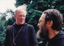Wizyta opata prezesa Kongregacji Zwiastowania Najświętszej Maryi Pannie o.Celestine Cullena.czerwiec 1995 r.