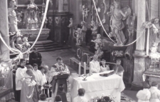 Uroczystości odpustowe w Klasztorze Benedyktyn&oacute;w w Lubiniu. Wrzesień 1984 r.