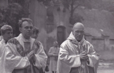 Uroczystości odpustowe w Klasztorze Benedyktyn&oacute;w w Lubiniu. Wrzesień 1984 r.