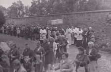 Uroczystości odpustowe w Klasztorze Benedyktyn&oacute;w w Lubiniu. Wrzesień 1984 r.