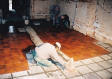 Remont kościoła klasztornego. 1996 r.