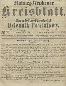 Rawicko-Krobski Dziennik Powiatowy. 1859.07.27 R. 9 Nr 30