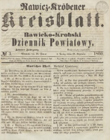 Rawicko-Krobski Dziennik Powiatowy. 1860.01.18 R. 10 Nr 3