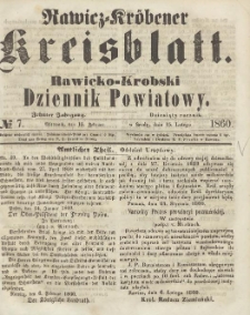 Rawicko-Krobski Dziennik Powiatowy. 1860.02.15 R. 10 Nr 7