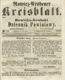 Rawicko-Krobski Dziennik Powiatowy. 1860.06.13 R. 10 Nr 24