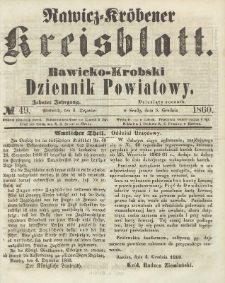 Rawicko-Krobski Dziennik Powiatowy. 1860.12.05 R. 10 Nr 49