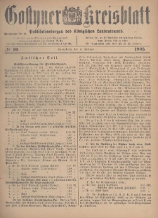 Gostyner Kreisblatt 1905.02.04 Nr 10