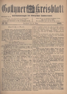 Gostyner Kreisblatt 1905.03.18 Nr 22