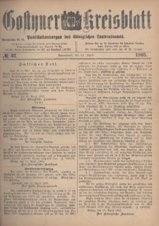 Gostyner Kreisblatt 1905.04.22 Nr 32