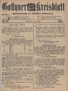 Gostyner Kreisblatt 1905.07.29 Nr 60
