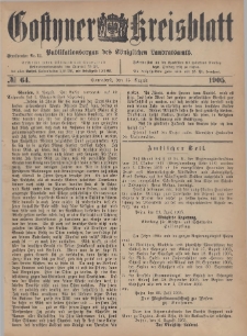 Gostyner Kreisblatt 1905.08.12 Nr 64