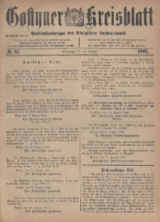 Gostyner Kreisblatt 1905.08.19 Nr 66
