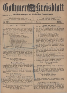 Gostyner Kreisblatt 1905.12.20 Nr 101