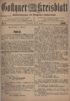 Gostyner Kreisblatt 1906.01.27 Nr 8
