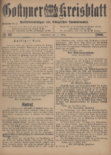 Gostyner Kreisblatt 1906.03.17 Nr 22