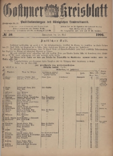 Gostyner Kreisblatt 1906.05.19 Nr 40