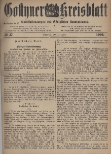 Gostyner Kreisblatt 1906.06.13 Nr 47