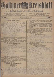 Gostyner Kreisblatt 1906.06.23 Nr 50