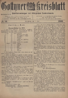 Gostyner Kreisblatt 1906.07.07 Nr 54