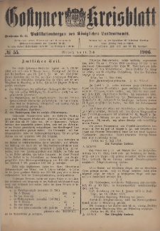 Gostyner Kreisblatt 1906.07.11 Nr 55