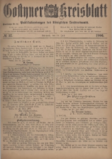 Gostyner Kreisblatt 1906.07.18 Nr 57