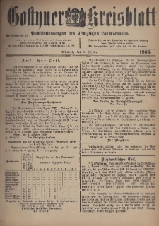 Gostyner Kreisblatt 1906.10.03 Nr 79