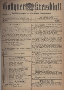 Gostyner Kreisblatt 1906.10.06 Nr 80
