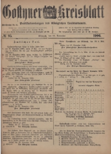 Gostyner Kreisblatt 1906.11.28 Nr 95