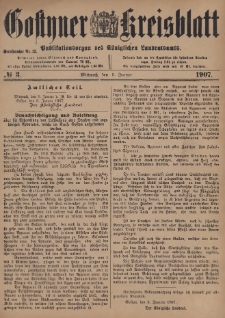 Gostyner Kreisblatt 1907.01.09 Nr 3