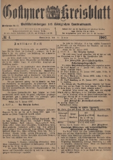 Gostyner Kreisblatt 1907.01.12 Nr 4