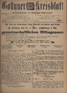 Gostyner Kreisblatt 1907.01.23 Nr 7