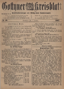Gostyner Kreisblatt 1907.02.02 Nr 10