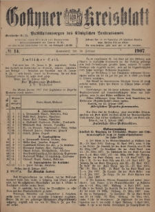 Gostyner Kreisblatt 1907.02.16 Nr 14