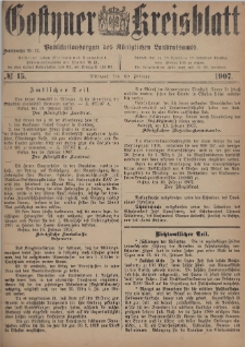 Gostyner Kreisblatt 1907.02.20 Nr 15