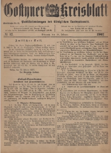 Gostyner Kreisblatt 1907.02.27 Nr 17