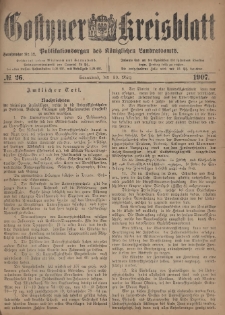 Gostyner Kreisblatt 1907.03.30 Nr 26