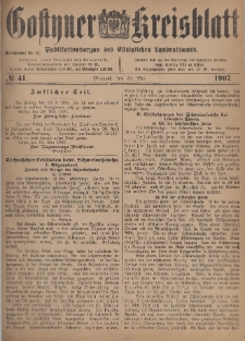 Gostyner Kreisblatt 1907.05.22 Nr 41