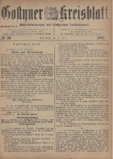 Gostyner Kreisblatt 1907.06.22 Nr 50