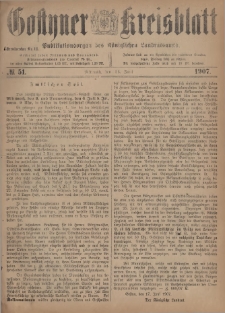 Gostyner Kreisblatt 1907.06.26 Nr 51