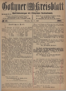 Gostyner Kreisblatt 1907.07.17 Nr 57