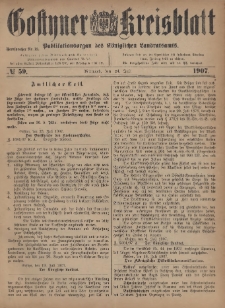 Gostyner Kreisblatt 1907.07.27 Nr 60
