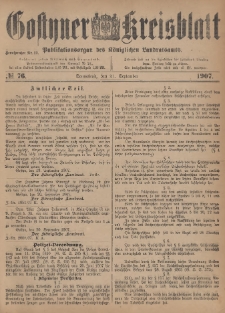 Gostyner Kreisblatt 1907.09.21 Nr 76