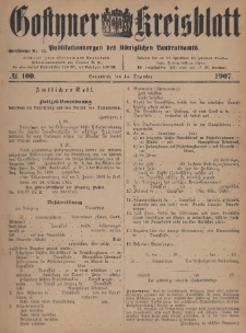 Gostyner Kreisblatt 1907.12.14 Nr 100