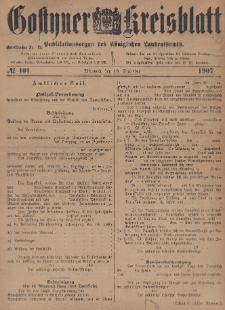 Gostyner Kreisblatt 1907.12.18 Nr 101