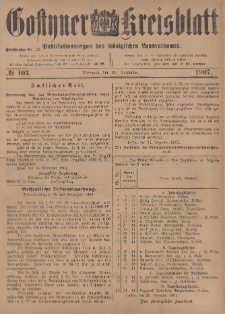 Gostyner Kreisblatt 1907.12.25 Nr 103